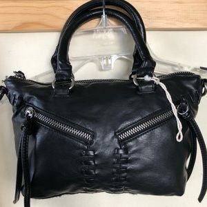 Black Zipper Purse